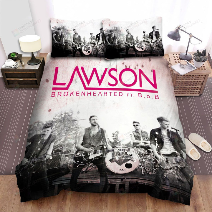 Lawson Band Broken Hearted Album Cover Bed Sheets Spread Comforter Duvet Cover Bedding Sets