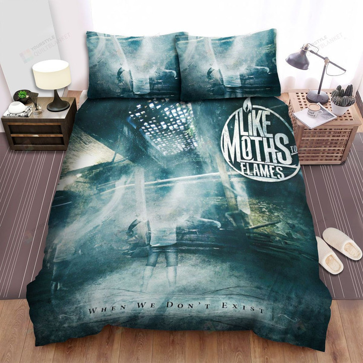 Like Moths To Flames When We Don't Exist Album Music Bed Sheets Spread Comforter Duvet Cover Bedding Sets