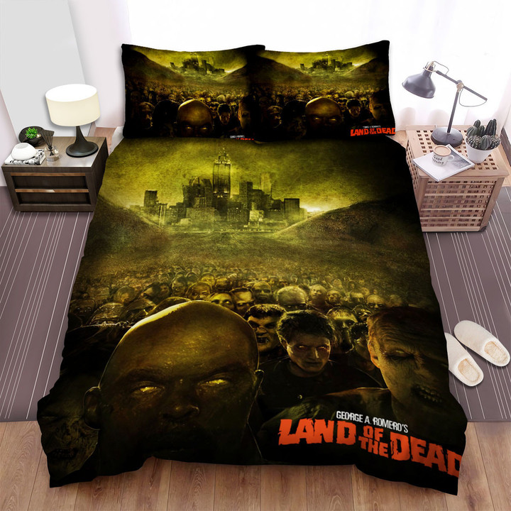 Land Of The Dead (2005) Legion Movie Poster Bed Sheets Spread Comforter Duvet Cover Bedding Sets