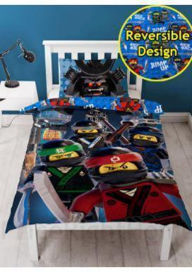 Lego Ninjago Movie Duvet Cover And Pillowcase Set - Crew