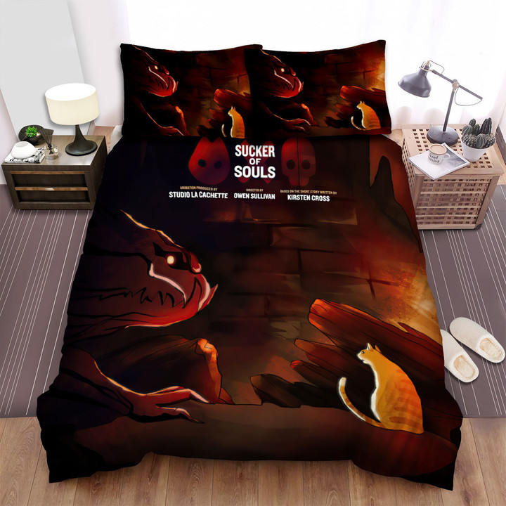 Love, Death & Robots Sucker Of Souls Movie Poster Bed Sheets Spread Comforter Duvet Cover Bedding Sets Ver 1