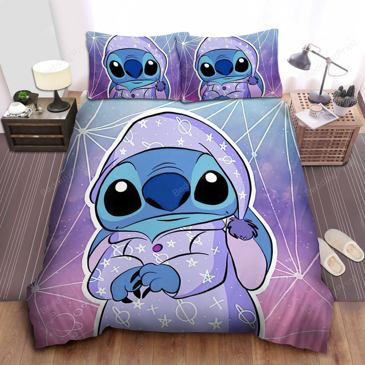 Lilo And Stitch, Stitch In Pijama Bed Sheets Spread Duvet Cover Bedding Sets