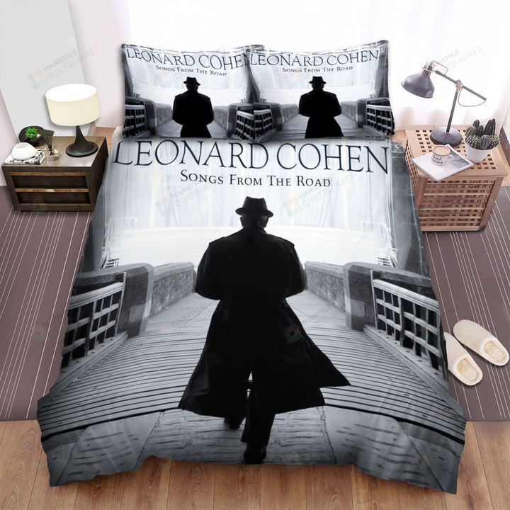 Leonard Cohen Songs From The Road Bed Sheets Spread Comforter Duvet Cover Bedding Sets