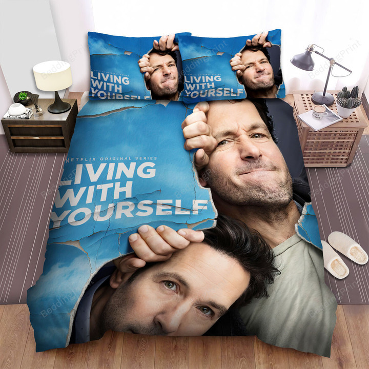 Living With Yourself (2019) Movie Wallpaper Bed Sheets Duvet Cover Bedding Sets