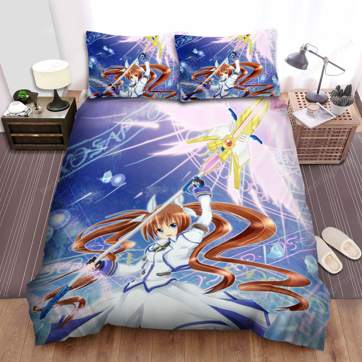 Magical Girl Lyrical Nanoha Takamachi Nanoha Ace Of The Sky Bed Sheets Spread Duvet Cover Bedding Sets