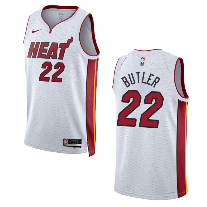 Miami Heat Jimmy Butler 2022-23 Association Edition White Swingman Jersey