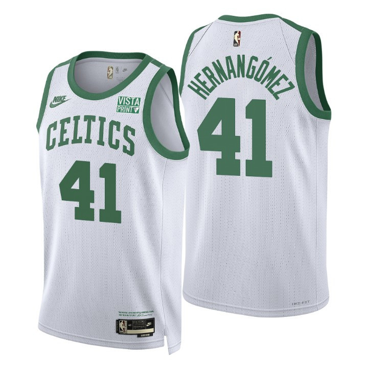 Boston Celtics Juancho Hernangomez Classic Edition Year Zero Jersey 75th Season