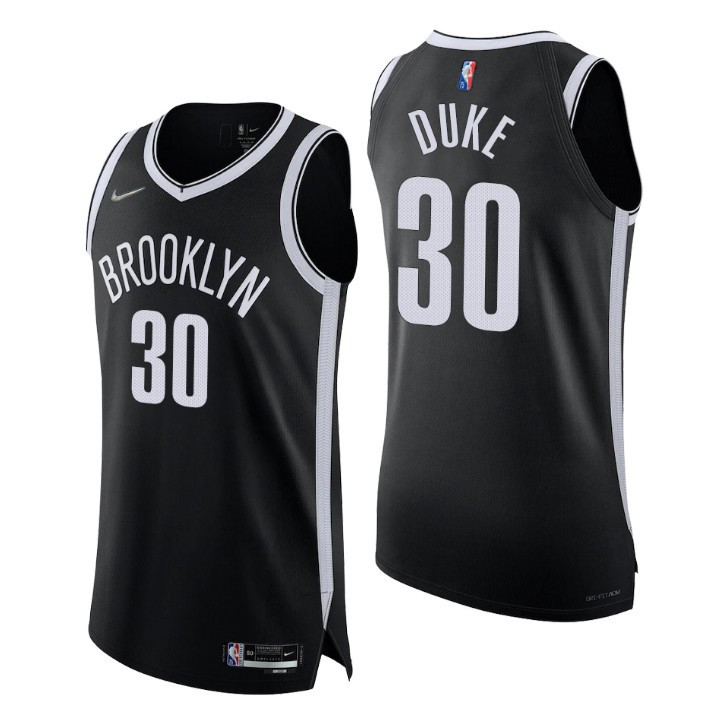 Brooklyn Nets David Duke 2021-22 75th Anniversary Diamond Jersey Icon