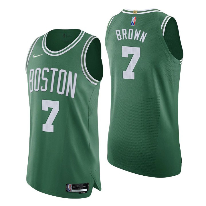 Boston Celtics Jaylen Brown 2021-22 75th Anniversary Jersey Icon