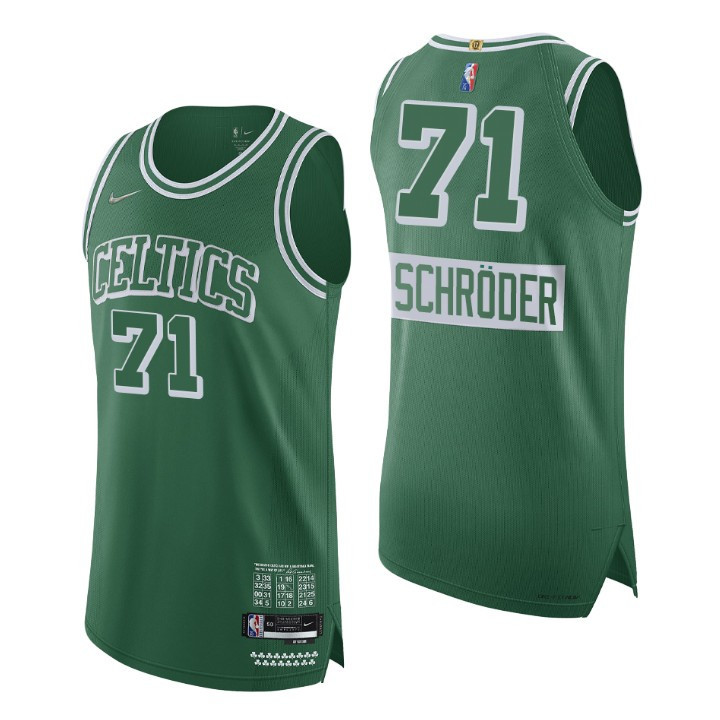 Boston Celtics 2021-22 NBA 75TH Dennis Schroder Jersey City