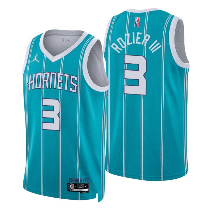 Charlotte Hornets Terry Rozier III 75th Anniversary Diamond Jersey Icon