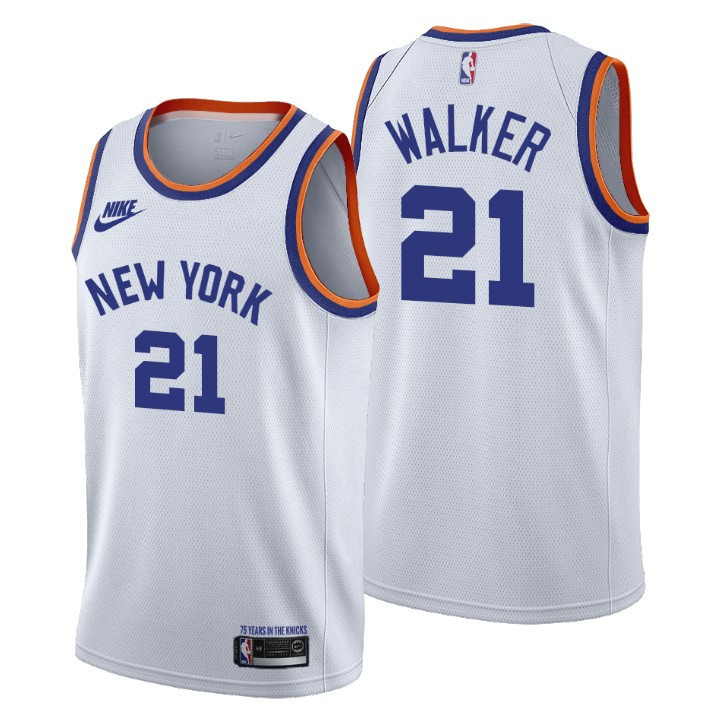 New York Knicks M. J. Walker 75th Anniversary Jersey