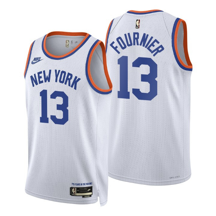 New York Knicks Evan Fournier 2021-22 75th Anniversary Classic Edition Year Zero Jersey