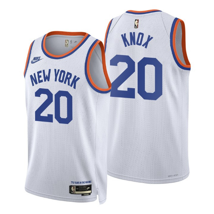 New York Knicks Kevin Knox 2021-22 75th Anniversary Classic Edition Year Zero Jersey