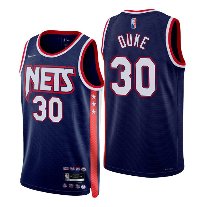 2021-22 Brooklyn Nets David Duke City 75th Anniversary Jersey