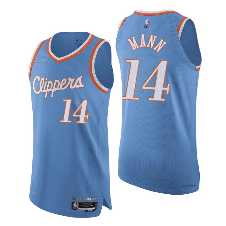 Los Angeles Clippers 2021-22 NBA 75TH Terance Mann Jersey City