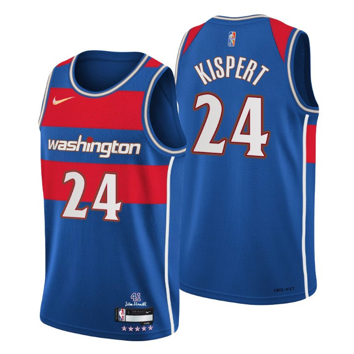 2021-22 Washington Wizards Corey Kispert City 75th Anniversary Jersey