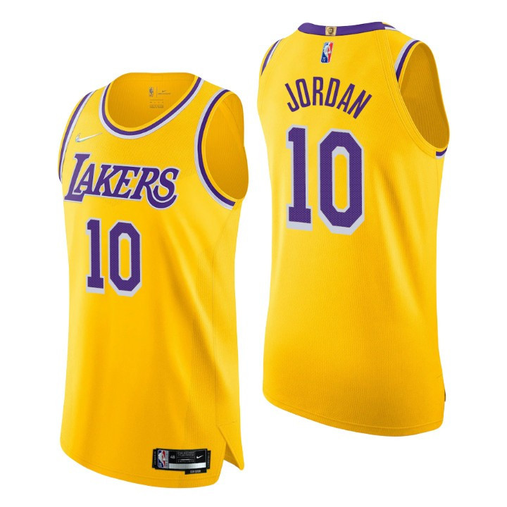 Los Angeles Lakers DeAndre Jordan 2021-22 75th Anniversary Jersey Icon