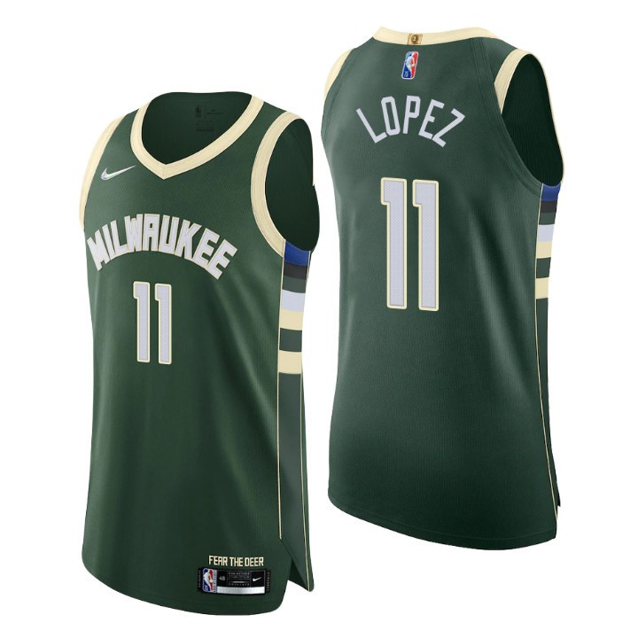 Milwaukee Bucks Brook Lopez 75th Anniversary Jersey Icon