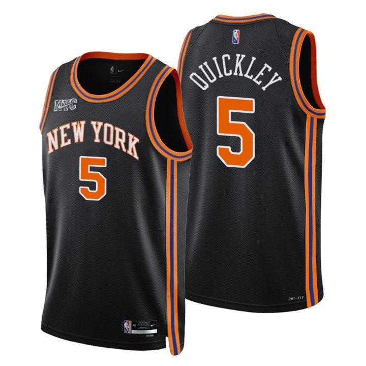 2021-22 New York Knicks Immanuel Quickley City 75th Anniversary Jersey