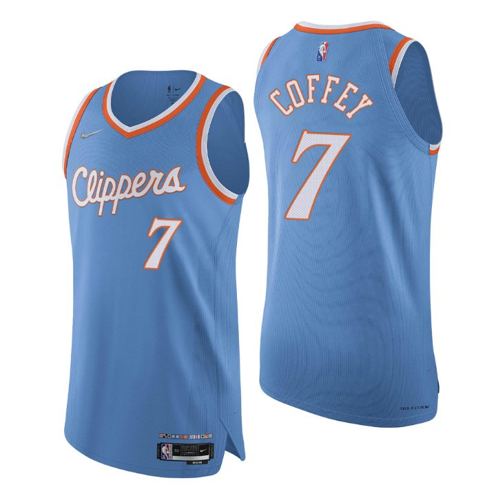 Los Angeles Clippers 2021-22 NBA 75TH Amir Coffey Jersey City