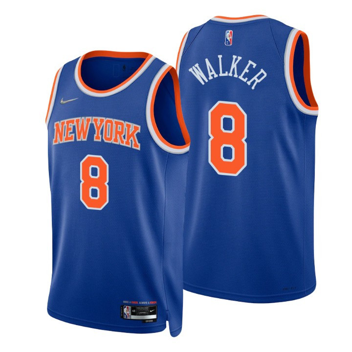 New York Knicks Kemba Walker 75th Anniversary Diamond Jersey Icon