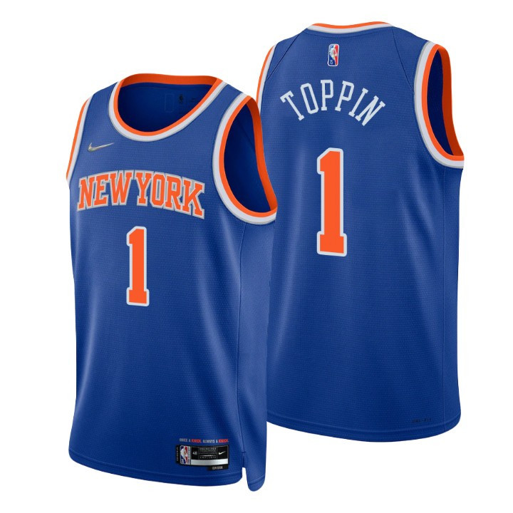 New York Knicks Obi Toppin 75th Anniversary Diamond Jersey Icon