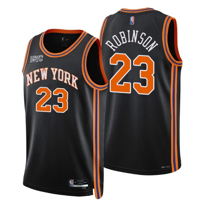 2021-22 New York Knicks Mitchell Robinson City 75th Anniversary Jersey