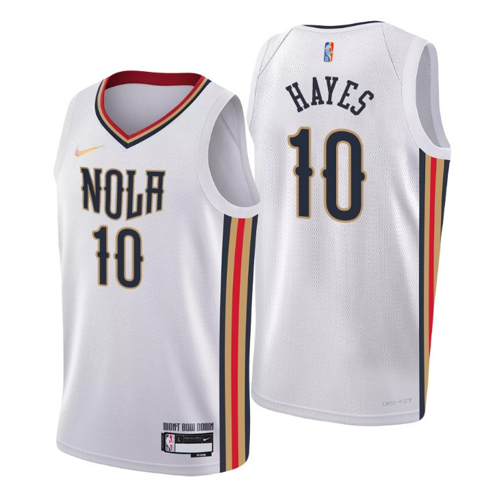 2021-22 New Orleans Pelicans Jaxson Hayes City 75th Anniversary Jersey