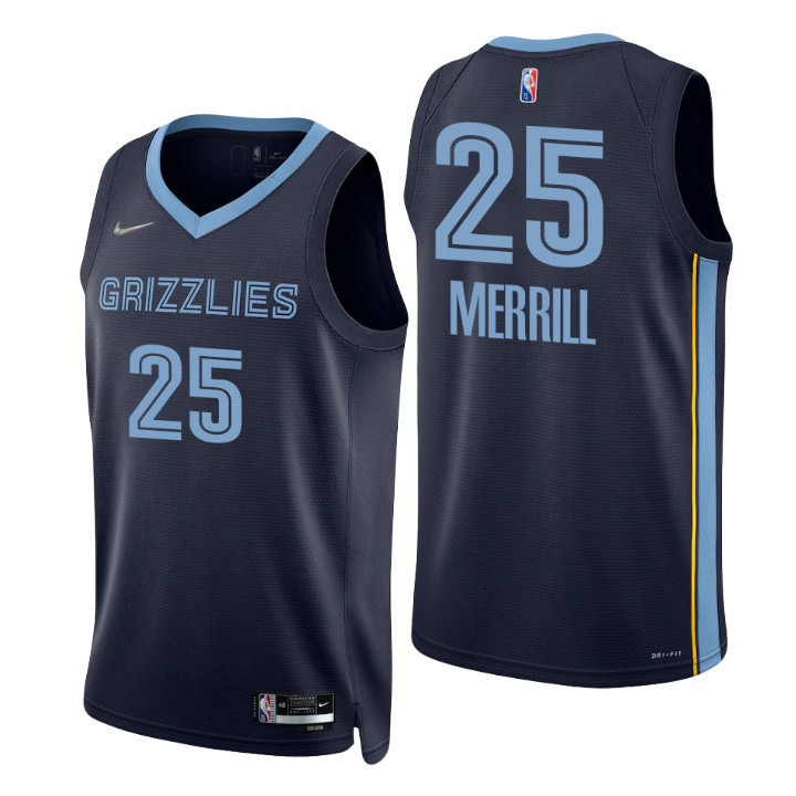 Memphis Grizzlies Sam Merrill 75th Anniversary Diamond Jersey Icon