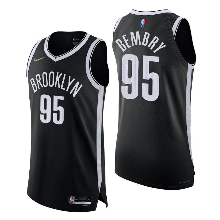 Brooklyn Nets DeAndre' Bembry 2021-22 75th Anniversary Diamond Jersey Icon