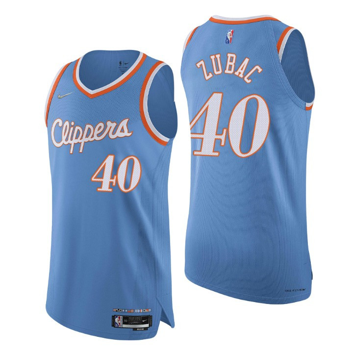 Los Angeles Clippers 2021-22 NBA 75TH Ivica Zubac Jersey City