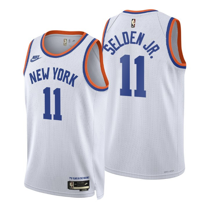 New York Knicks Wayne Selden Jr. 2021-22 75th Anniversary Classic Edition Year Zero Jersey