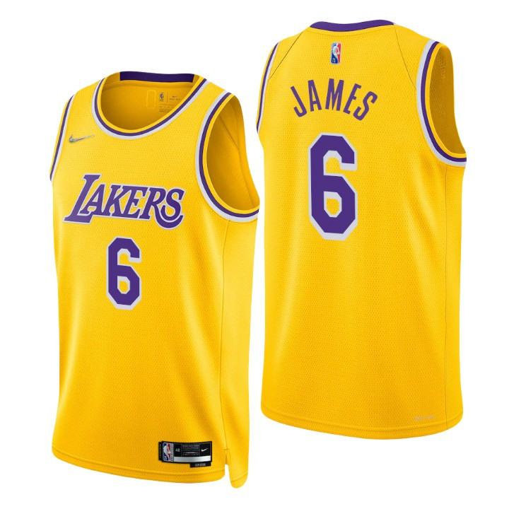 Los Angeles Lakers LeBron James 75th Anniversary Diamond Jersey Icon