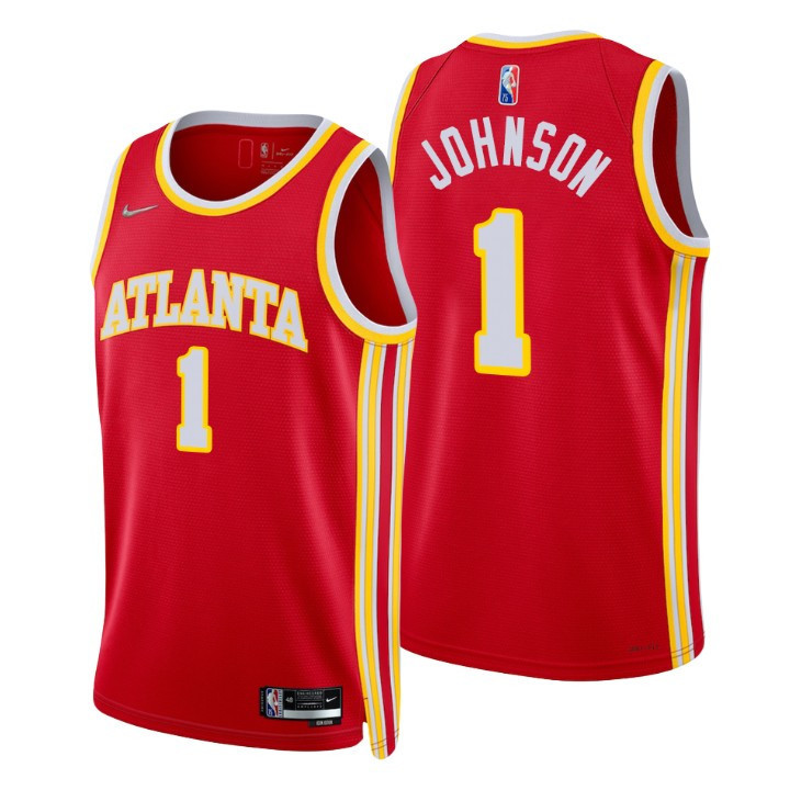 2021-22 Atlanta Hawks Jalen Johnson Icon 75th Anniversary Jersey