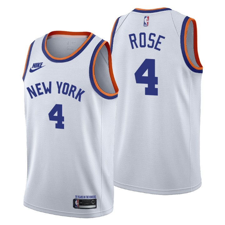 New York Knicks Derrick Rose 75th Anniversary Jersey
