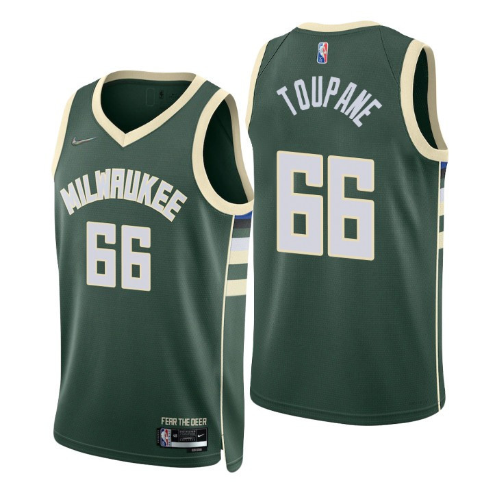 Milwaukee Bucks Axel Toupane 75th Anniversary Diamond Jersey Icon Edition