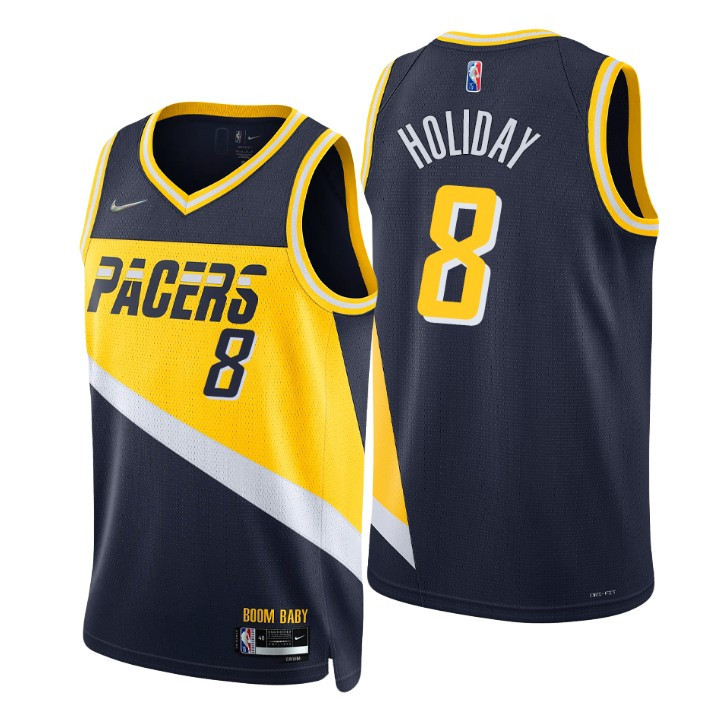 2021-22 Indiana Pacers Justin Holiday City 75th Anniversary Jersey