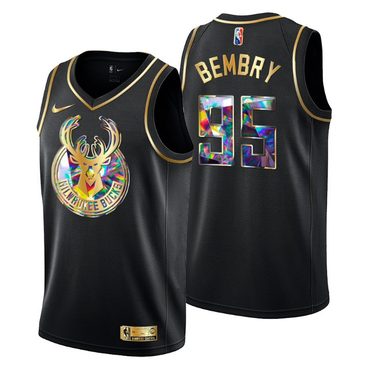Bucks DeAndre' Bembry 75th Anniversary Golden Edition Jersey