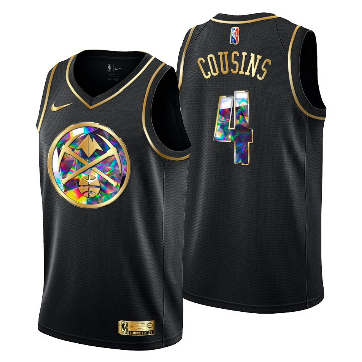 Nuggets DeMarcus Cousins 75th Anniversary Golden Edition Jersey
