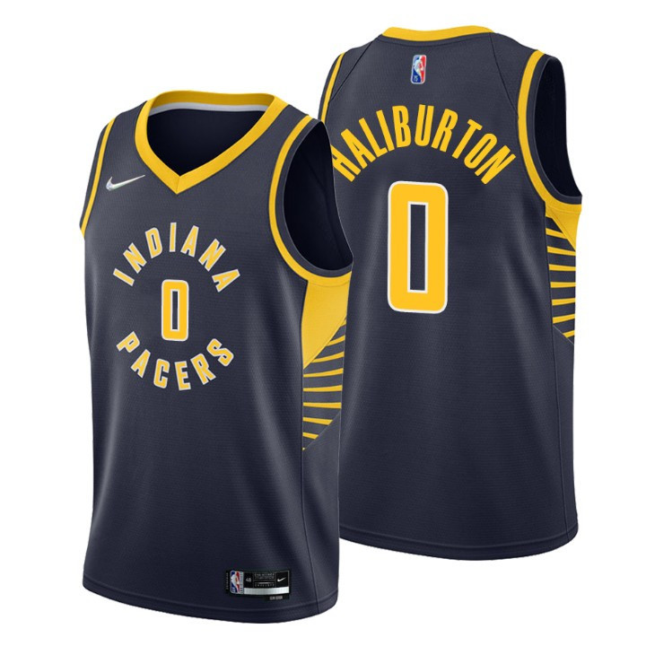 Pacers Tyrese Haliburton 75th Anniversary Icon Jersey