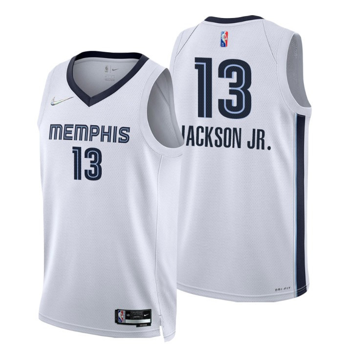 2021-22 Grizzlies Jaren Jackson Jr. Association 75th Anniversary Jersey