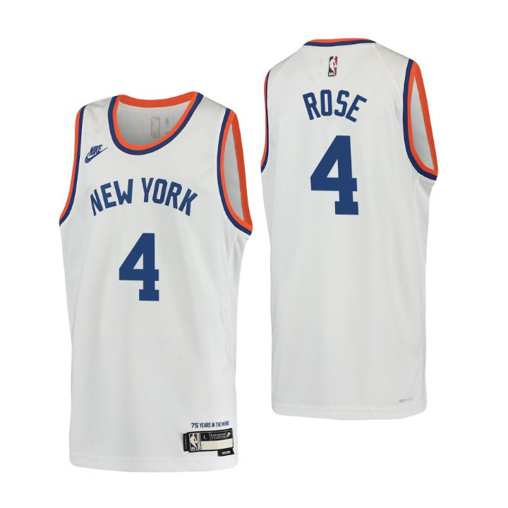 2021-22 Knicks Derrick Rose 75th Anniversary Classic Youth Jersey