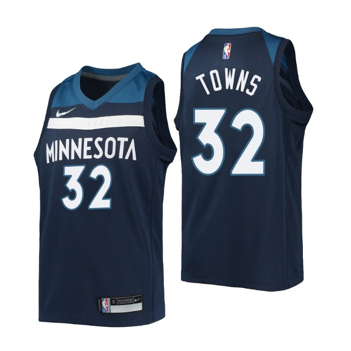 Timberwolves Karl-Anthony Towns 75th Anniversary Icon Youth Jersey