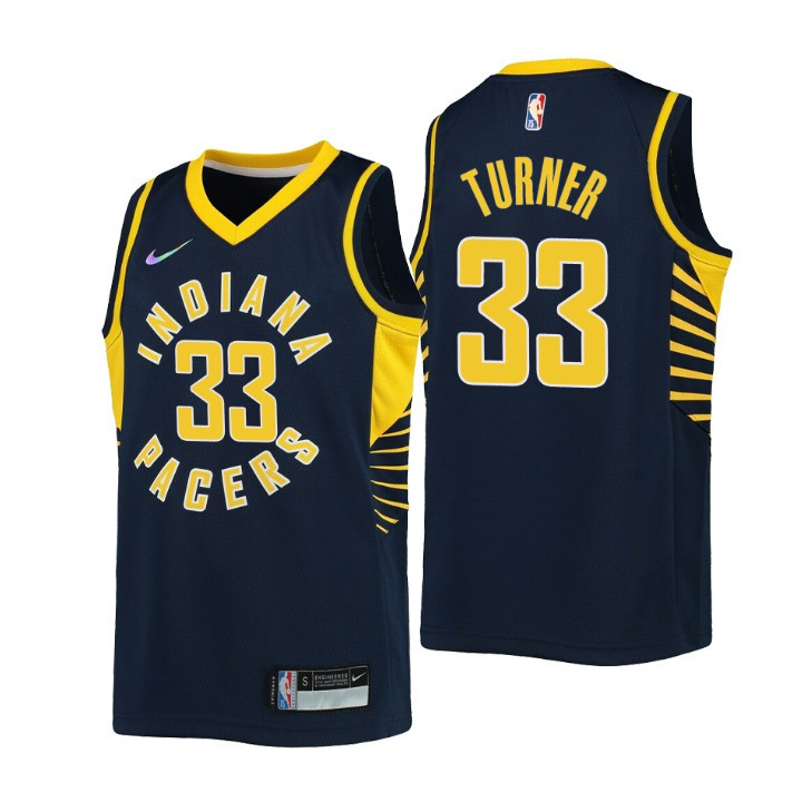 Pacers Myles Turner 75th Anniversary Icon Youth Jersey