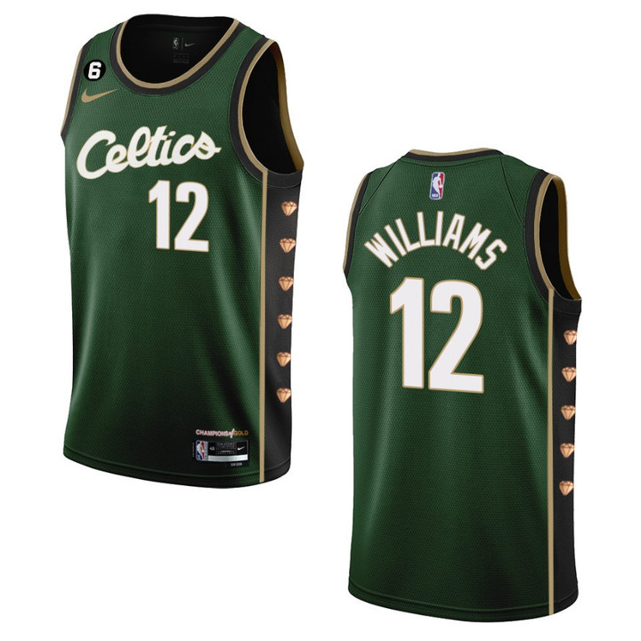Boston Celtics Grant Williams 2022-23 City Edition Dark Green Swingman Jersey