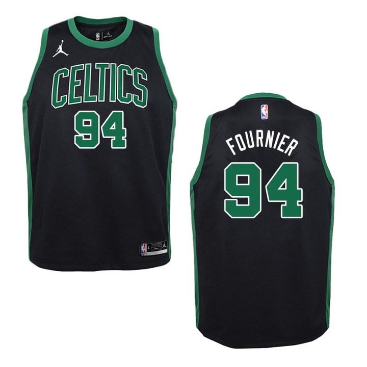 Boston Celtics Evan Fournier Statement Swingman Jersey Black
