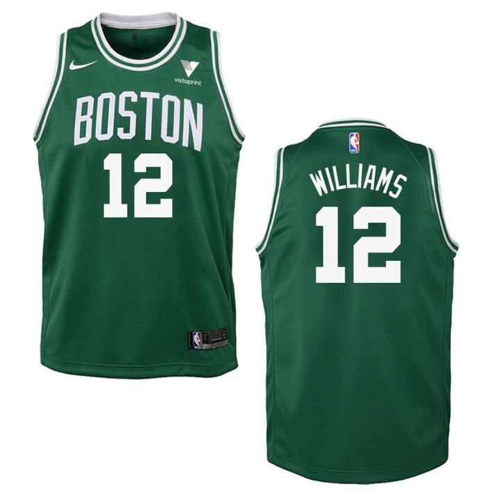 Boston Celtics Grant Williams Icon Vistaprint Patch Jersey Kelly Green