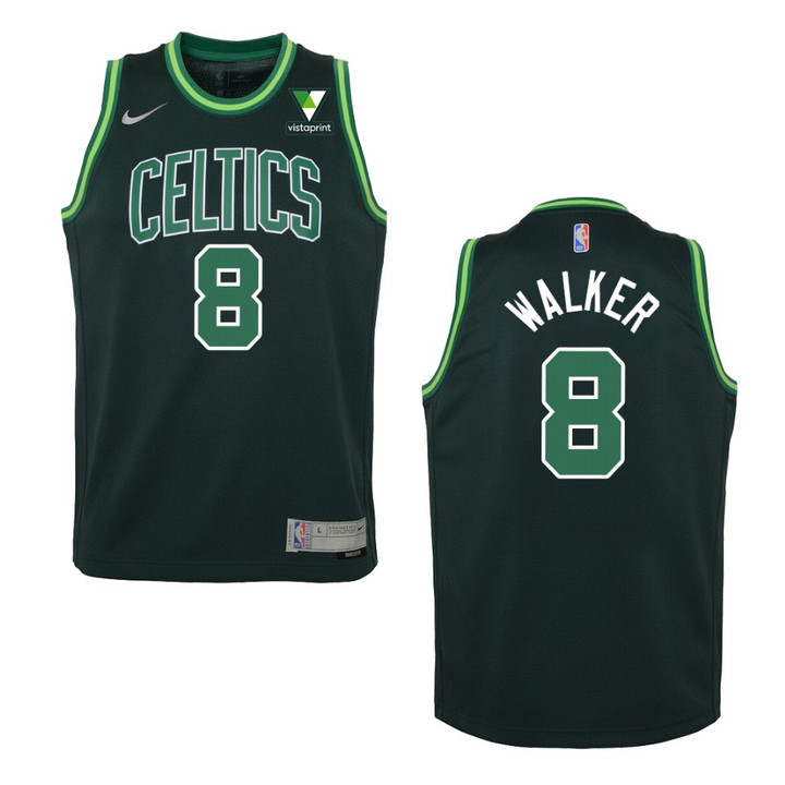 Boston Celtics Kemba Walker Earned Vistaprint Patch Jersey Green