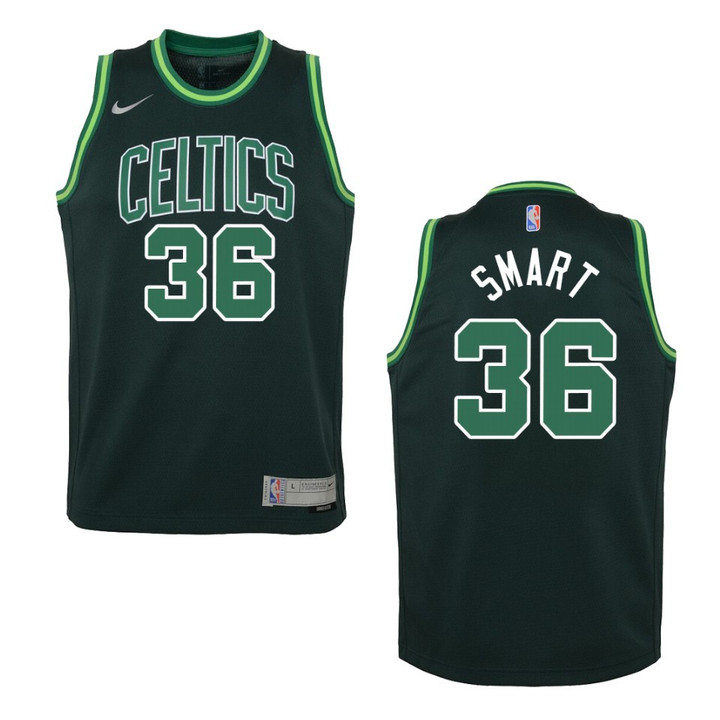 Boston Celtics Marcus Smart Earned Jersey Green